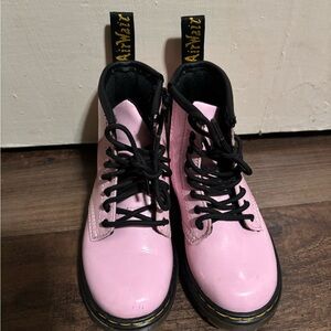 Dr. Martens Pink Kids Boots